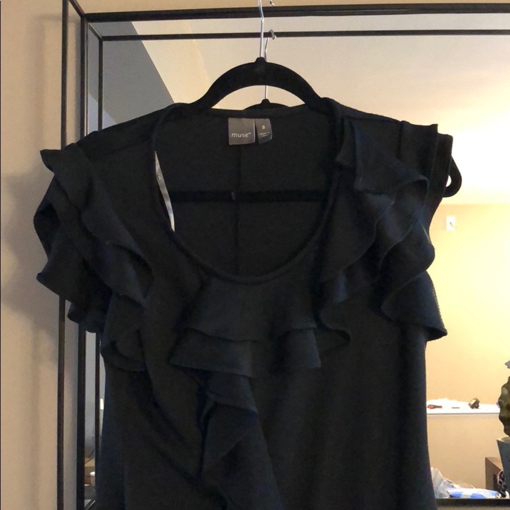 Muse Ruffled stretch LBD